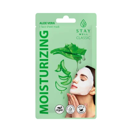 Återfuktande ansiktsmask med Aloe Vera från StayWell