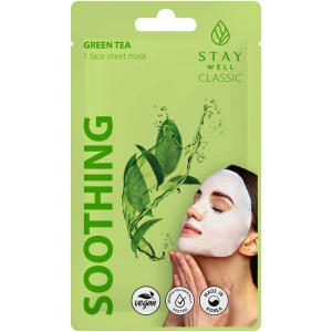 Ansiktsmask med grönt te-extrakt från StayWell